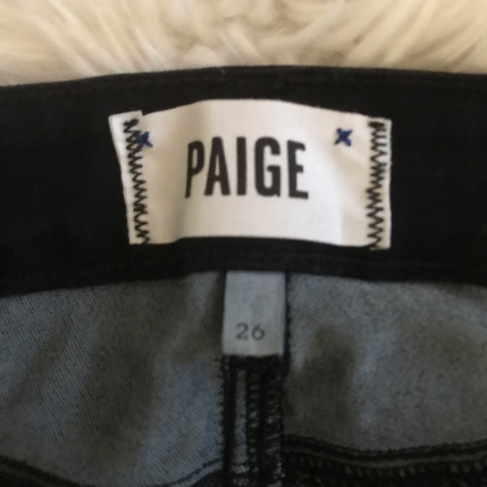Paige Stretch Zipper Pocket Jeans